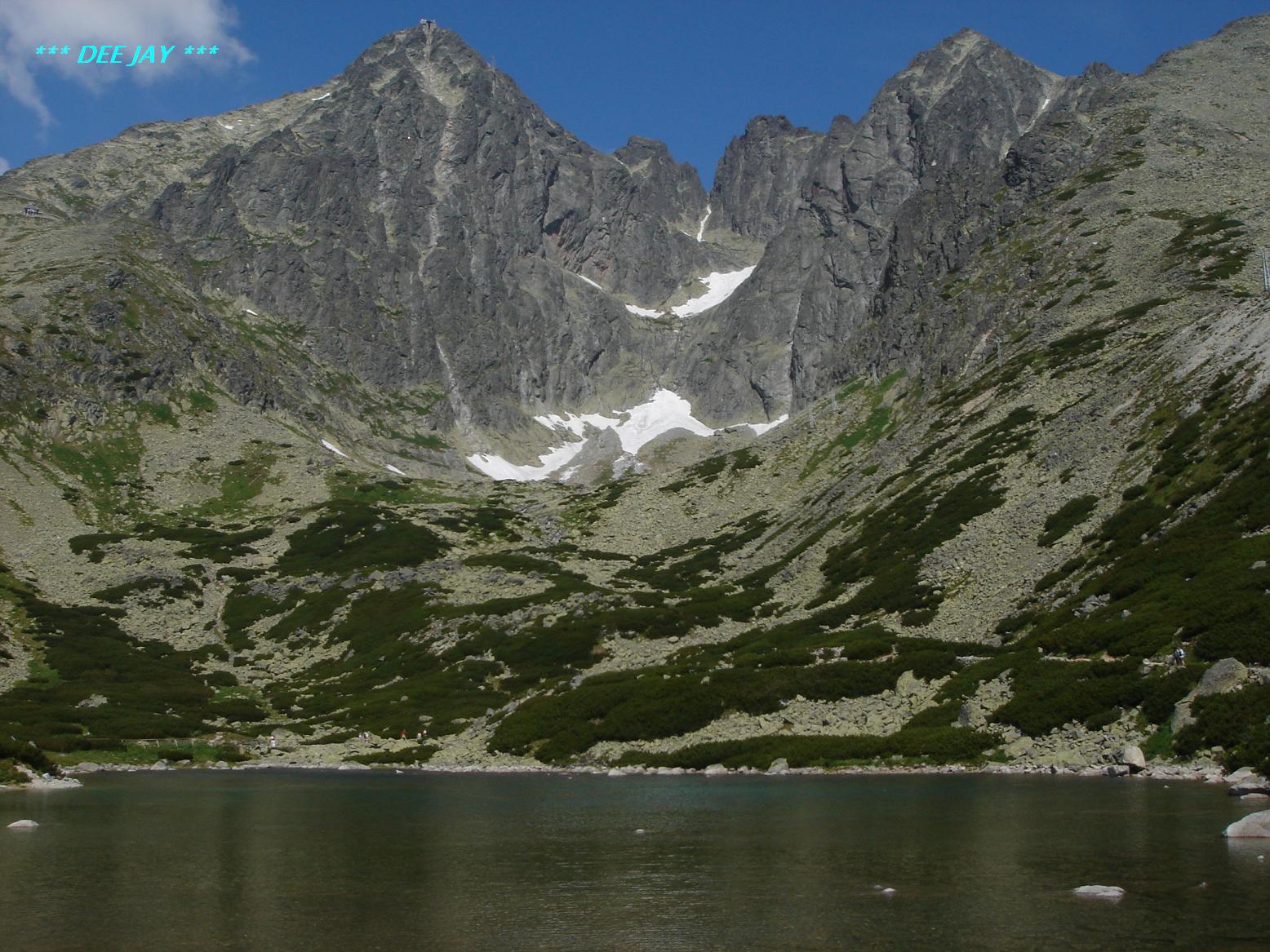 LOMNICKY STIT MOUNTAIN (2634m) AND SKALNATE LAKE (1751m), HIGH TATRAS MOUNTAINS